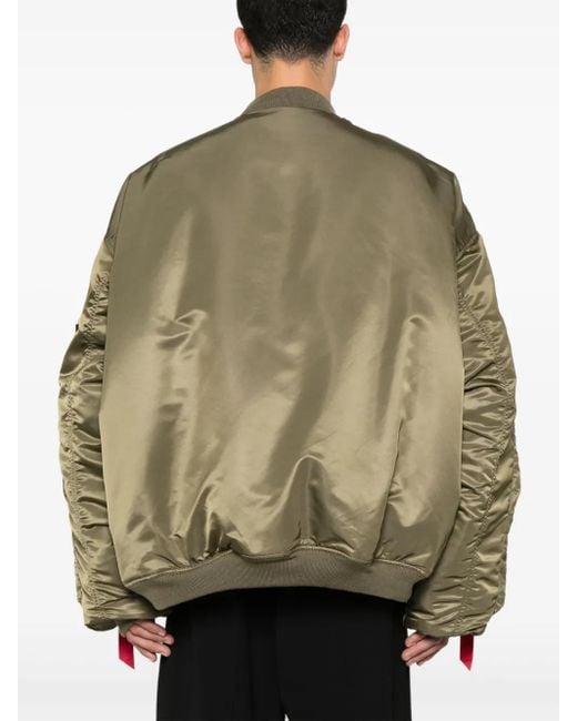 Chaqueta Bómber Estilo Cargo Vetements de hombre de color Green
