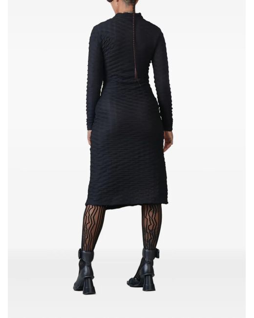 Henrik Vibskov Black Bubble Midi Dress