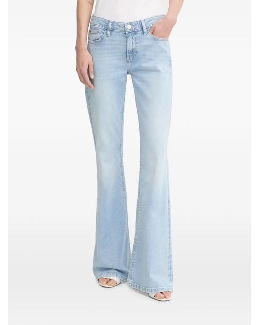 Guess Blue Low-Rise Bootcut Jeans