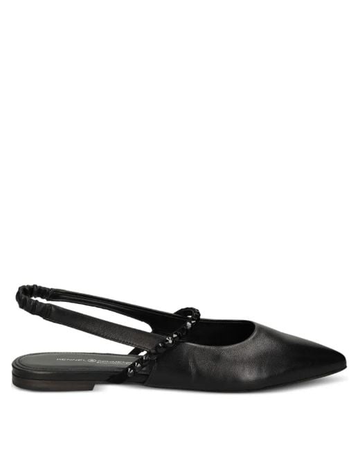 Kennel & Schmenger Greta スリングバック フラットシューズ Black