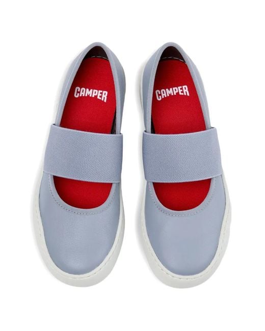 Camper White Peu Touring Ballet Flats