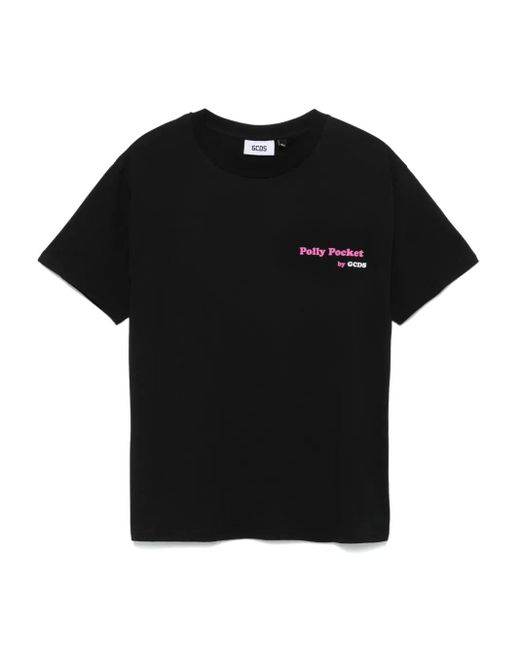 Gcds X Polly Pocket Pizza T-Shirt in het Black voor heren