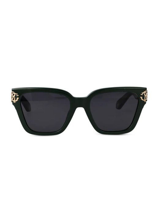 Roberto Cavalli Black Square-Frame Sunglasses