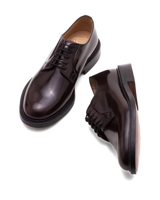 Church's Brown Leather Derby Shoes for men