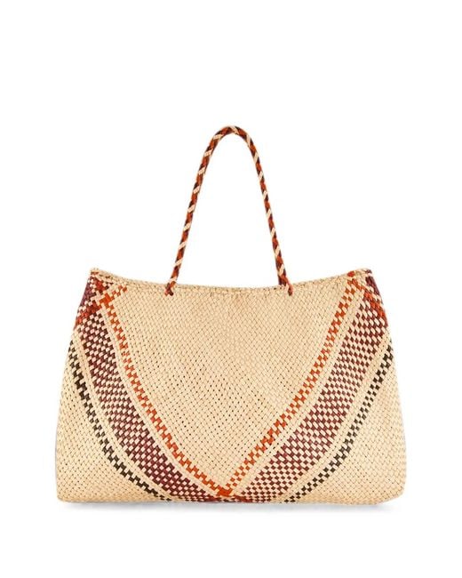 Dragon Diffusion Natural Large Maori Sophie Woven Tote Bag