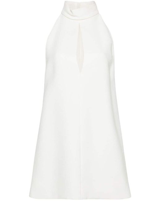 Tom Ford White Halterneck Mini Dress