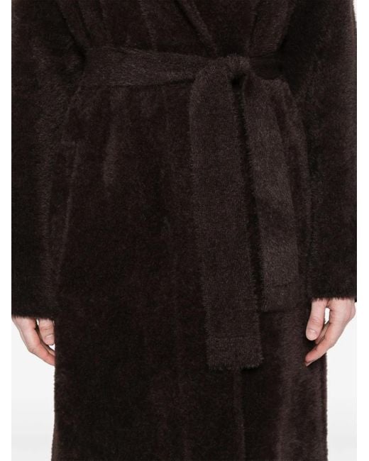 Pinko Black Uvaggio Fur With A Belt