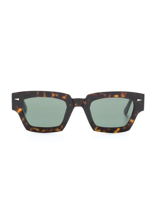 Ahlem Green Square-Frame Sunglasses for men