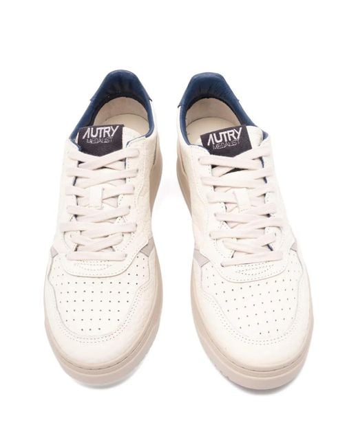Autry Pink Medalist Sneakers for men