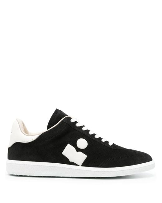 Isabel Marant Black Brycy Suede Sneakers for men