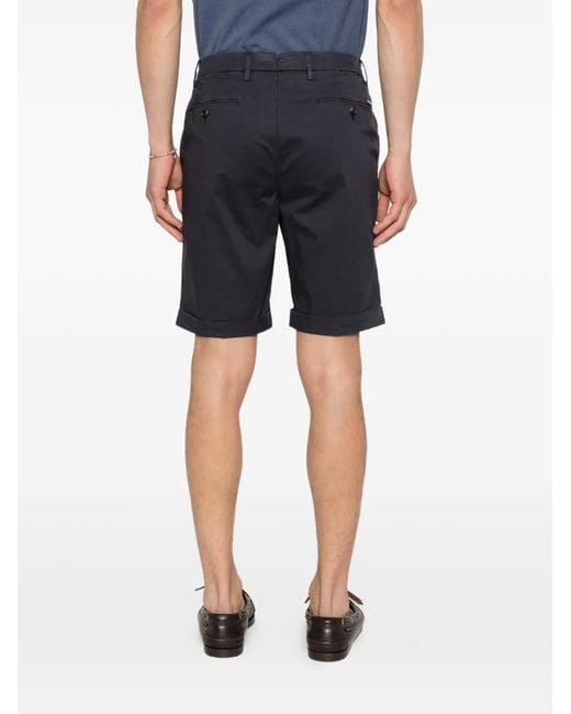 Corneliani Gray Cuffed Shorts for men
