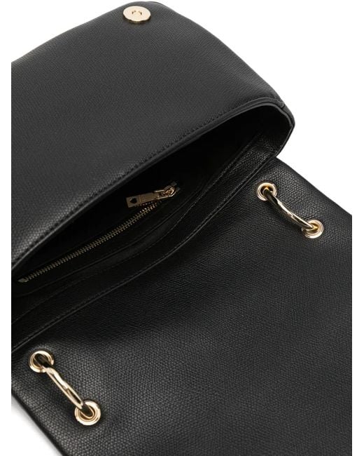 Love Moschino Black Logo-Plaque Shoulder Bag