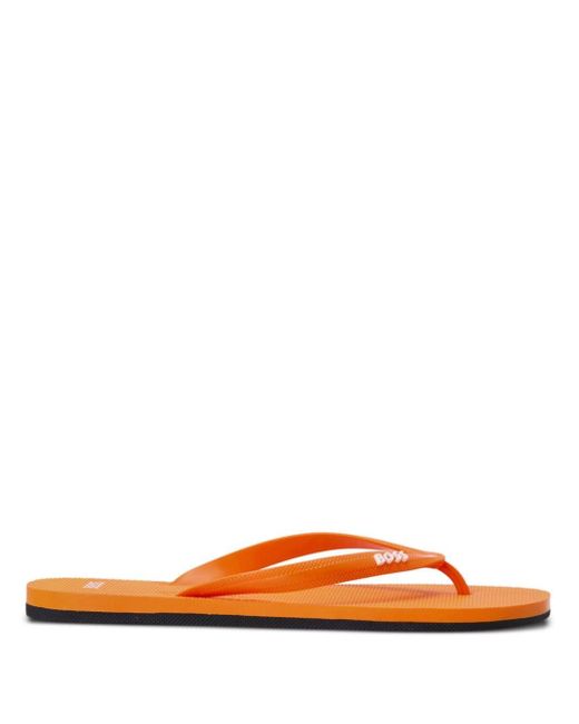 Boss Orange Logo-appliqué Flip Flops for men
