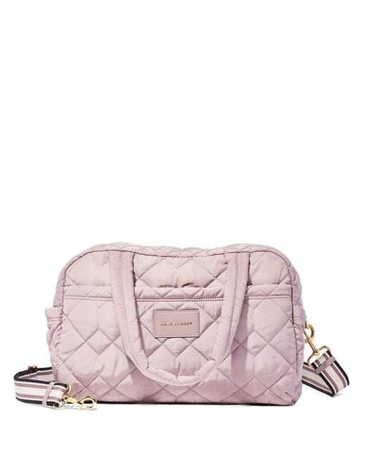 Marc Jacobs Pink Medium Quilted Weekender Bag