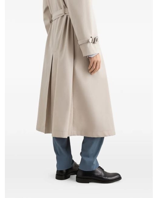 Dolce & Gabbana Natural Belted Trench Coat for men
