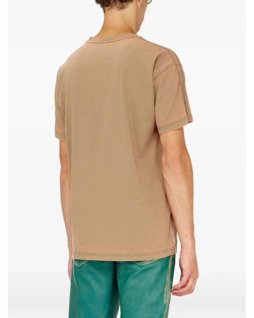 DIESEL Natural Long-Sleeve T-Shirt for men