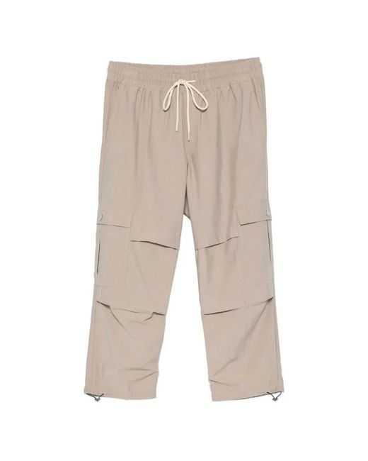 Yes London Natural Drawstring Trousers for men