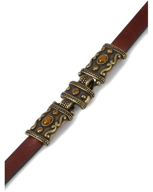 Ba&sh White Bara Embellished Belt