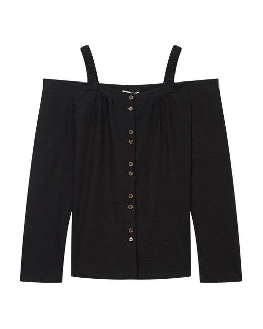 B+ AB Black Schulterfreies Oberteil