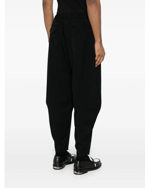 COMME DES GARÇON BLACK Black Ballonhose Mit Elastischem Bund