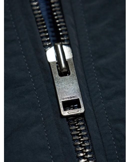 DIESEL Blue J-Carver-Padd Bomber Jacket for men