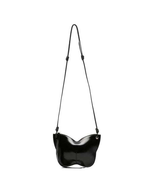 Borbonese White Small Borboleta Shoulder Bag