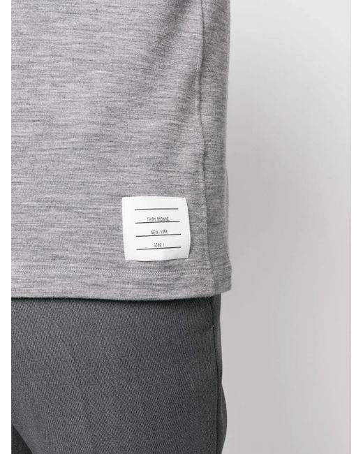 Thom Browne Gray T-shirts And Polos for men