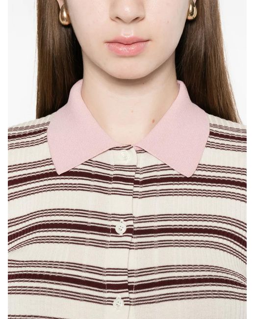 Moncler White Striped Shirt