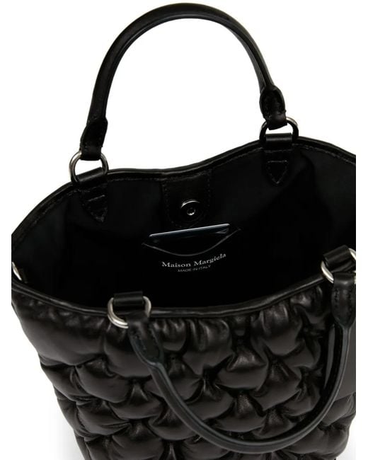 Maison Margiela Black 'Glam' Mini Tote Bag