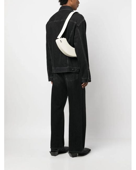 Gcds White Medium Comma Shoulder Bag