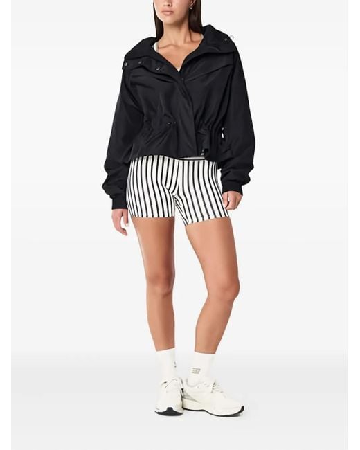 P.E Nation Blue Shelter Funnel-Neck Oversized Jacket