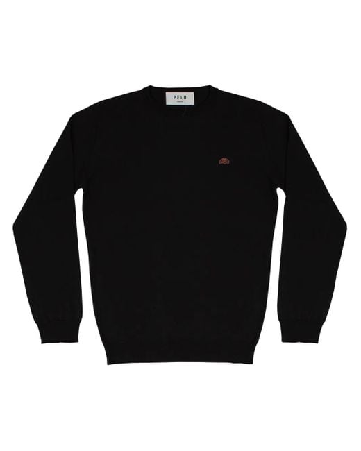 PELO FOUNDATION Black Dog-Appliqué Jumper