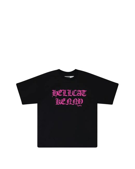 Sp5der Black T-Shirt À Logo Imprimé for men