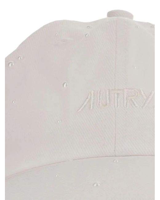 Autry White Logo Baseball Cap for men