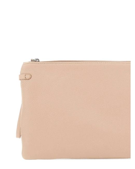 Gianni Chiarini Natural Hermy Clutch Bag