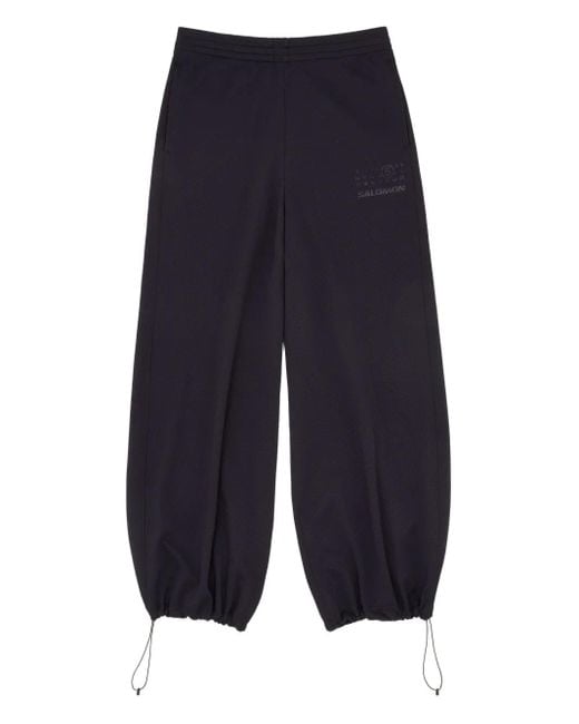 MM6 MAISON MARGIELA X SALOMON Blue Logo Drawstring Track Pants