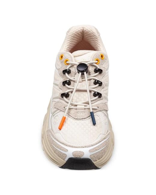 Barracuda White Round-One Sneakers for men