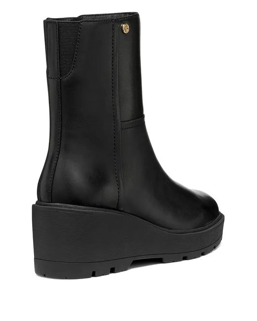 Geox Black Bottines Miereille 70 Mm À Plateforme