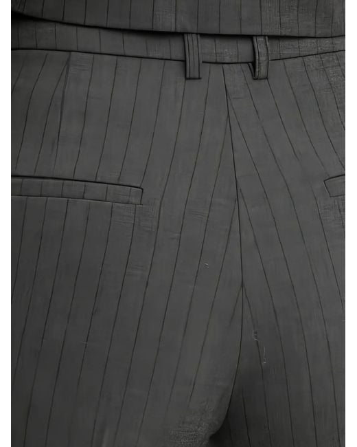 Morgan Black Pinstripe Tailored Trousers