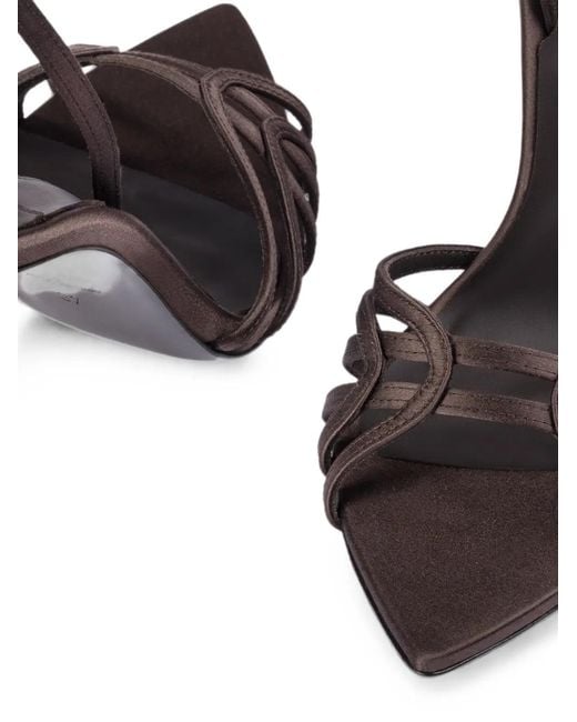 Le Silla White Bella Caged Sandals