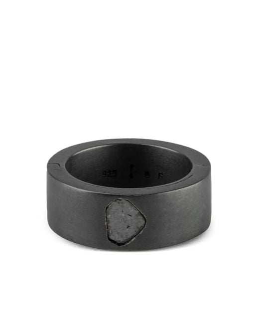 Parts Of 4 Sistema ダイヤモンド リング スターリングシルバー Black