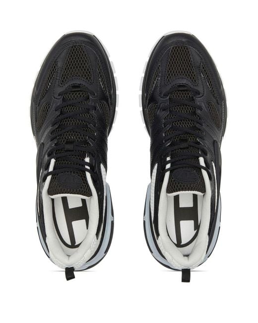 DIESEL Black S-serendipity Two-tone Sneakers for men