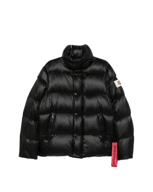 AFTER LABEL Black Chamonix Quilted Puffer Jacket for men
