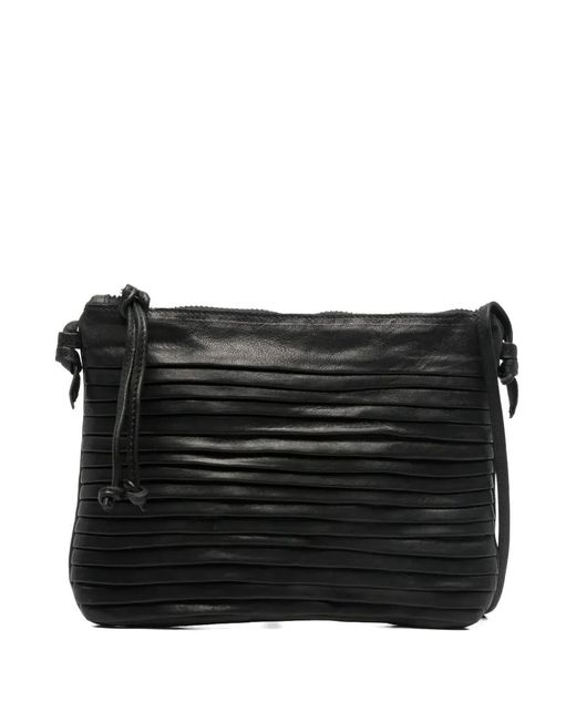 SOMMET Black Country Rows Shoulder Bag