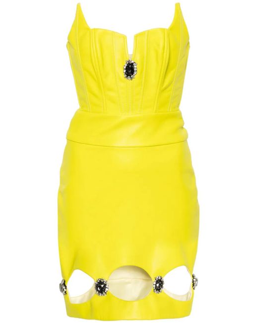 MITILIANE COUTURE Yellow Kyla Minikleid