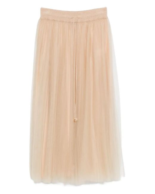 Fabiana Filippi ドローストリング スカート Natural