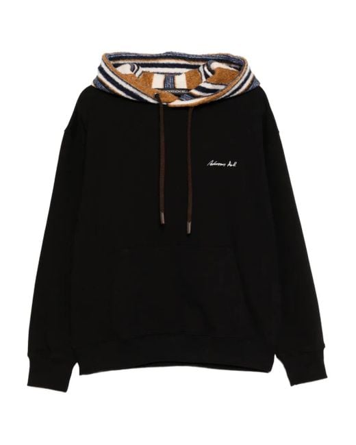 Sudadera con capucha y logo bordado ANDERSSON BELL de hombre de color Black