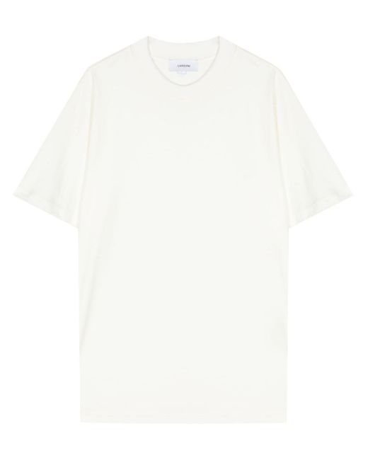 Camiseta con cuello redondo Lardini de hombre de color White