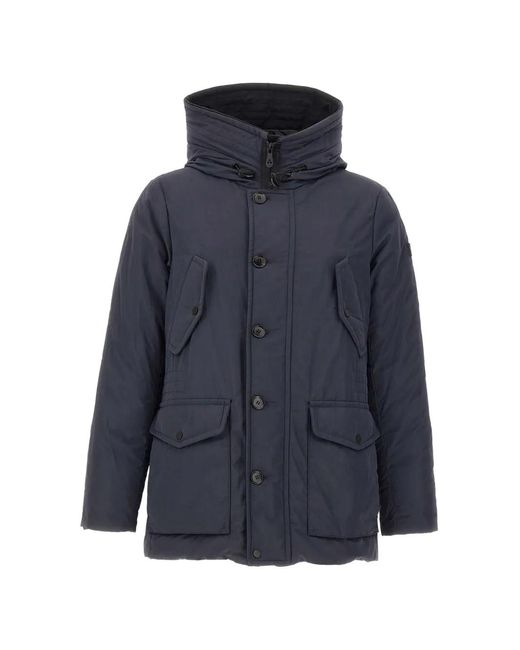 Peuterey Blue Zoan Mfc Hooded Parka for men