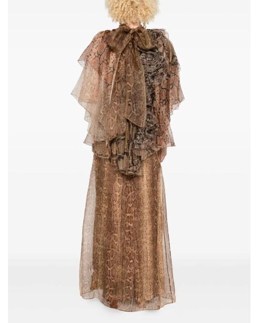 Zimmermann ラッフルトリム ワンピース Brown